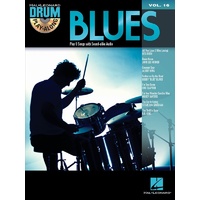 BLUES Drum Playalong Book & CD Volume 16