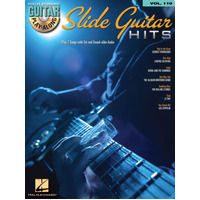 SLIDE GUITAR HITS Guitar Playalong Book & CD with TAB Volume 110