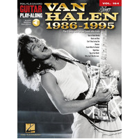 VAN HALEN 1986-1995 Guitar Playalong Book with Online Audio Access and TAB Volume 164