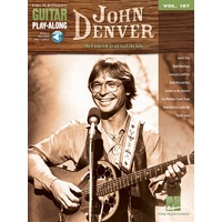 JOHN DENVER Guitar Playalong Book with Online Audio Access Volume 187
