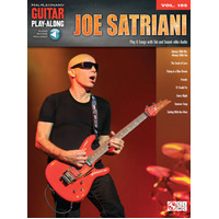 JOE SATRIANI Guitar Playalong Book with Online Audio Access and TAB Volume 185