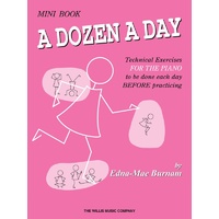 A DOZEN A DAY Mini Book Piano