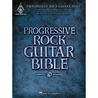 PROGRESSIVE ROCK GUITAR BIBLE Guitar Recorded Versions NOTES & TAB
