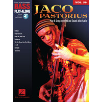 JACO PASTORIUS Bass Playalong Book with Online Audio Access & TAB Volume 50