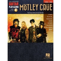 MOTLEY CRUE Guitar Playalong Book with Online Audio Access and TAB Volume 188 