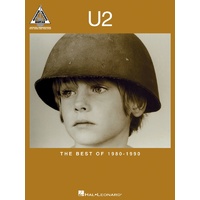 U2 THE BEST OF 1980-1990 Guitar Recorded Versions NOTES & TAB