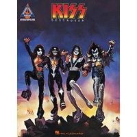 KISS DESTROYER Guitar Recorded Versions NOTES & TAB