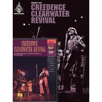 CREEDENCE CLEARWATER REVIVAL GUITAR BK/DVD Guitar Recorded Versions NOTES & TAB