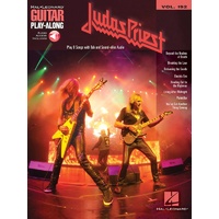 JUDAS PRIEST Guitar Playalong Book with Online Audio Access and TAB Volume 192