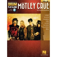 MOTLEY CRUE Drum Playalong Book with Online Audio Access Volume 46