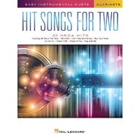 HIT SONGS FOR TWO CLARINETS