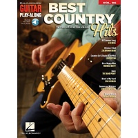 BEST COUNTRY HITS Guitar Playalong Book with Online Audio Access and TAB Volume 96