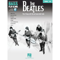BEATLES Bass Playalong Book with Online Audio Access & TAB Volume 13