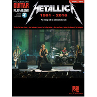 METALLICA 1991-2016 Guitar Playalong Book with Online Audio Access and TAB Volume 196