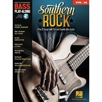 SOUTHERN ROCK Bass Playalong Book with Online Audio Access & TAB Volume 58