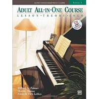 ALFREDS BASIC ADULT PIANO COURSE ADULT ALL IN ONE COURSE Level 3 Book & CD