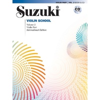 SUZUKI VIOLIN SCHOOL Volume 2 Violin Part Book & CD