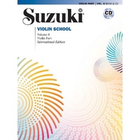 SUZUKI VIOLIN SCHOOL Volume 8 Violin Part Book & CD