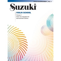 SUZUKI VIOLIN SCHOOL Volume 5 Piano Accompaniment