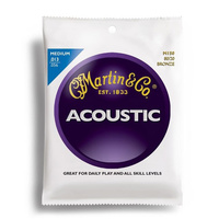 MARTIN M-150 Acoustic Guitar String Set 13-56 Bronze Medium