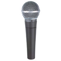 SHURE SM58 Dynamic Unidirectional Cardioid Vocal Microphone with Cable and Bag