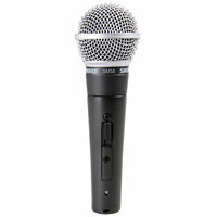 SHURE SM58S Dynamic Cardioid Vocal Microphone with on/off Switch and XLR Cable
