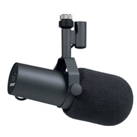 SHURE SM7B Dynamic Radio TV Microphone with Windsock and Yoke Mount