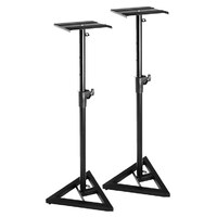 ON STAGE SMS6000P OSSMS6000P Pair of Near-Field Studio Monitor Stands in Black