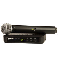 SHURE BLX24SM58-M17 Hand Held Wireless Microphone System with SM58 Vocal Mic M17 Bands
