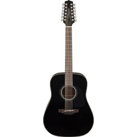 TAKAMINE GD3012 12 String Dreadnought Acoustic Guitar in Black