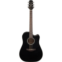 TAKAMINE GD30CE 6 String Dreadnought/Electric Cutaway Guitar in Black