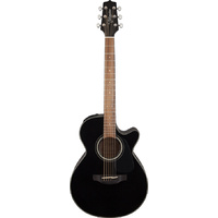 TAKAMINE GF30CE FXC 6 String Small Jumbo/Electric Cutaway Guitar in Black