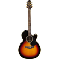 TAKAMINE GN51CE 6 String Medium Jumbo/Electric Cutaway Guitar in Brown Sunburst