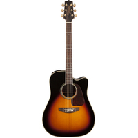 TAKAMINE GD71CE 6 String Dreadnought/Electric Cutaway Guitar in Brown Sunburst