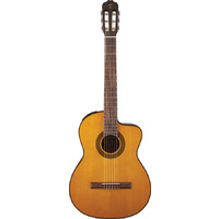 TAKAMINE GC1CE 6 String Classical/Electric Guitar with Cutaway in Natural TGC1CENAT