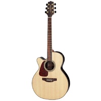TAKAMINE GN93CELH 6 String Left Hand Jumbo/Electric Cutaway Guitar in Natural