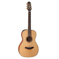 TAKAMINE CUSTOM PRO 3 CP3NYK 6 String Parlour Acoustic/Electric Guitar in Natural Satin