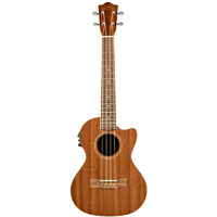 LANIKAI MAHOGANY LMACET Acoustic/Electric Tenor Ukulele with Cutaway in Natural Satin