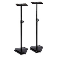 ON STAGE SMS6600P OSSMS6600P Pair of Near-Field Studio Monitor Stands with Weighted Hex Base