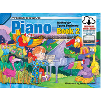 PROGRESSIVE PIANO METHOD FOR YOUNG BEGINNERS Book 2 Book & Online Media