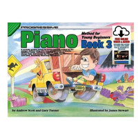 PROGRESSIVE PIANO METHOD FOR YOUNG BEGINNERS Book 3 Book & Online Media