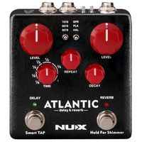 NUX VERDUGO Atlantic Multi Delay and Reverb Guitar Effects Pedal