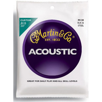 MARTIN MA130 Acoustic Guitar String Set 11.5-47 Silk and Steel Custom