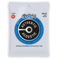 MARTIN MA140 Acoustic Guitar String Set 12-54 Bronze Light