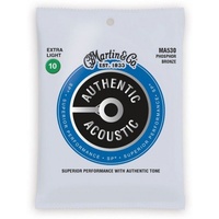 MARTIN MA530 Acoustic Guitar String Set 10-47 Phosphor Bronze Extra Light