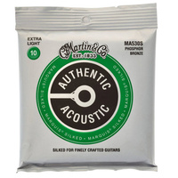 MARTIN MA530S Acoustic Guitar String Set 10-47 Silked Phosphor Bronze Extra Light