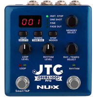 NUX JTC Drum and Loop Professional Dual Switch Looper Pedal