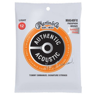MARTIN MA540FX Acoustic Guitar String Set 12-54 Phosphor Bronze Flexible Core Light