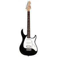 PEAVEY RAPTOR PLUS PVRAPPLUBLKSSH 6 String Electric Guitar in Black