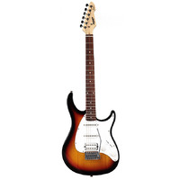 PEAVEY RAPTOR PLUS PVRAPPLUSBSSH 6 String Electric Guitar in Sunburst
